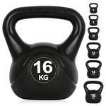 Panana Kettlebells Heavy Weight Kettle bell for Home Gym, Coated Heavy Weight Kettlebell Fitness, 6KG, 8KG, 10KG, 12KG, 14KG, 16KG (8, Kilograms)