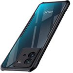 TheGiftKart Shockproof Crystal Clear Back Cover Case for iQOO Neo 6 5G | 360 Degree Protection | Protective Design | Transparent Back Cover Case for iQOO Neo6 5G (PC, TPU | Black Bumper)