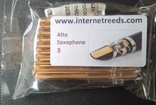 Internetreeds Alto Saxophone Reeds 3 Premium Quality Suitable For Professional and Amateur Musicians Long Lasting Packet of 10 FREE UK DELIVERY