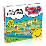 Winning Moves Mr Men and Little Miss Guess Who? Board Game, Play with Mr Grumpy, Mr Funny, Mrs Happy and Mr Sad to guess your opponents character, makes a great gift for ages 6 plus