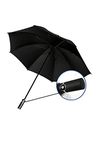 WARESHARK Men & Women Stormproof Automatic Strong Folding Windproof 8 Ribs Black Umbrella