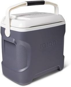 Igloo Portable Electric Coolers, 12v Cooler, Iceless Plug in Cooler, Electrice Ice Chest, Powered Cooler Hot/Cold