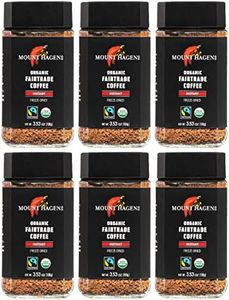 Mount Hagen Organic Freeze Dried Instant Coffee, 3.53-Ounce Jars (Pack of 6)