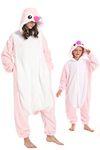 DELEY Unisex One Piece Animal Kids Onesie, Animal Pajamas Halloween Cosplay Costume for Women and Mens Parent-Child Sleepwear, Penguin, Medium