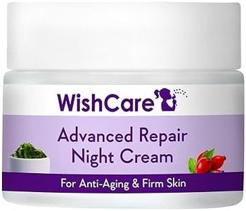 WishCare Collagen Boosting - Advance Repair Night Cream - With Retinol, Niacinamide, GrapeSeed, Sea Algae, Jojoba & Rosehip - For Anti-Aging, Skin Firming & Plumping Skin - 50 gm