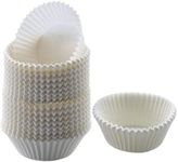 White Cupcake Liners Standard Size - 300-Pack Paper Baking Cups - Fits Perfectly Any Muffin Baking Pan - Muffin liners for Cupcakes, Muffins, & Egg Muffins - Greaseproof Cupcake Papers Wrappers