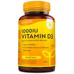 Vitamin D 1000 IU (25μg) – 365 VIT D Softgel Capsules Full Year Supply – for Maintenance of Healthy Immune System, Muscles, Bones & Teeth – Vitamin D3 Cholecalciferol – Made in The UK by Nutravita