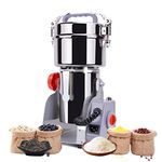 Electric Grain Mill Grinder,maxant Grain Grinder Powder Machine 800g 1800W Spice Grinder Electric with Multiple Protection Functions Electric Herb Grinder for Nut Cereal Flour Corn Seeds Wheat