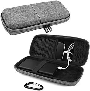 Hard Travel Case Compatible RAV Power 26800/20100/20000mAh, Anker Power Core 26800mAh/ PowerCore +26800mAh, Dulla M50000 Power Bank 12000mAh by SKYNEW,Light Grey