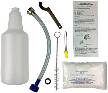 Kegerator Beer Line Cleaning Kit - All Necessary Cleaning Accessories and Powder Cleaning Compound