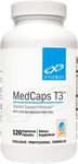 XYMOGEN MedCaps T3 - Thyroid Support Formula with Vitamins + Herbs - Selenium, Zinc, Vitamin E + C, Ashwagandha, Guggul Extract, and Iodine Supplement (120 Capsules)