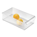 iDesign 70597 Fridge Binz, Clear, 20-cm by 10-cm