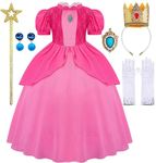 Avady Princess Costume for Girls Kids Cosplay Costume Birthday Party Halloween Princess Dress Up