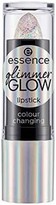 Essence Glimmer Glow Lipstick, trasparente, adattabile al colore, naturale, lucido, vegano, senza olio, senza alcool, senza conservanti, confezione da 1 (3 g)