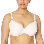 Olga Women's No Side Effects Underwire Contour Bra, Rosewater, 44DD