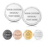 Custom Coin Challenge Coin Gifts for Him Her Custom Logo/Text Decision Token Teacher Appreciation Gifts Personalized Gifts for Him Her Boyfriend Best Friend Challenge Coin for Club Members Events