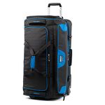 Travelpro Unisex-Adult Bold Drop Bottom Rolling Duffel, Blue/Black, 76.20 cm