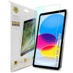 Czartech Anti-Scratch & Smudge Proof Tempered Glass Screen Protector for iPad 10th generation 10.9 inch (2022) with Easy Installation Kit