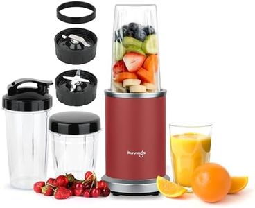 Kuvings New 2025 Nutri Blender PRO 2.0 Ferrari Red, Powerful 1000 W Motor, Upgraded 2 Blade Set for Wet & Dry, 2 Jars, Longest Warranty 7 Yrs, Mixer/Grinder/Smoothie Maker