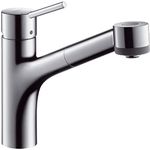 hansgrohe Talis M52 Kitchen Tap 170 with pull-out spray, 2 spray modes, chrome, 32841000