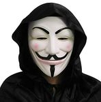 Gmasking V for Guy Fawkes Anonymous Cosplay Mask Resin Hacker Halloween Party Costume Props