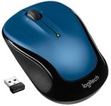 Logitech M325s Wireless Mouse, 2.4 GHz with USB Receiver, 1000 DPI Optical Tracking, 18-Month Life Battery, PC/Mac/Laptop/Chromebook - Blue