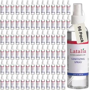 Latalia Unscented Hand Sanitizer Spray Refill Pack of 96 | 6.67 Fl oz with 80% Alcohol Bulk Hand Sanitizer Travel Size | Hand Sanitizing Spray For Quick Dry Hand