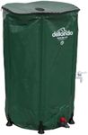 Dellonda Collapsible PVC Garden Water Butt with Zipped Lid & Drain Tap, 250L - DG9