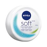 NIVEA Soft | All-Purpose Moisturizing Cream | Face, Hand, Body Cream | Non-greasy, hydrating, lightweight | For all skin types Normal to Dry and Sensitive | 200mL Jar