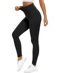 QUEENIEKE Leggings for Women High Waisted Buttery Soft Yoga Pants with Pockets Women's Workout Leggings (Black, S)