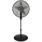 LASKO S20620 20" Oscillating Remote Control Pedestal Fan, Black