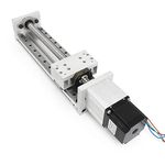 RATTMMOTOR ZBX80 300mm Stroke CNC Linear Stage Motion Actuator X Y Z Axis Linear Slide Rail Aluminum Alloy Cross Sliding Table Linear Rail Guide SFU1605 Ballscrew+Nema23 57 Stepper Motor for CNC