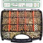 Foliv 1580pcs Metric Bolt Assortmen