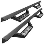 MaxMate Triangular Drop Steps Compatible with 2005-2023 Toyota Tacoma | Double Cab | LD3T71038MX | Side Rail Nerf Bars Running Boards