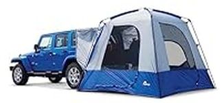 Napier Sportz SUV Tent 9'x9' Waterproof Camping Tent with Universal Vehicle Sleeve and Awning 5 Person Blue/Grey Car Tent