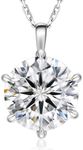 KRKC Moissanite Pendant Solitaire N