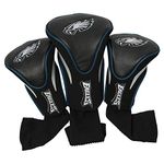 Team Golf Littlearth NFL Philadelphia Eagles 3 Pack Contour Fit Head Cover, One Size