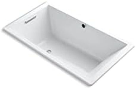 Kohler K-1173-GH-0 Underscore Rectangle Bathtub, White