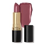 Revlon Super Lustrous Lipstick, High Impact Lipcolor with Moisturizing Creamy Formula, Infused with Vitamin E and Avocado Oil in Plum / Berry, Mauvy Night (473)