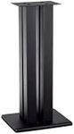 Monolith 28 Inch Speaker Stand (Each) - Black | Supports 100 lbs, Adjustable Spikes, Compatible With Bose, Polk, Sony, Yamaha, Pioneer and others