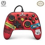 PowerA Nano Wired Controller for Nintendo Switch - OLED Model, Nintendo Switch and Nintendo Switch Lite - Mario Kart: Racer Red, Gamepad, Game Controller, Officially Licensed