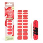 Mylee Gel Nail Wraps [Be Yourself] – 20 Pre-Cured Gel Stickers for Instant Mani – No Lamp Needed, Chip-Resistant, Glossy Finish, Lasts Up to 14 Days – Easy to Apply, Vegan & Cruelty-Free