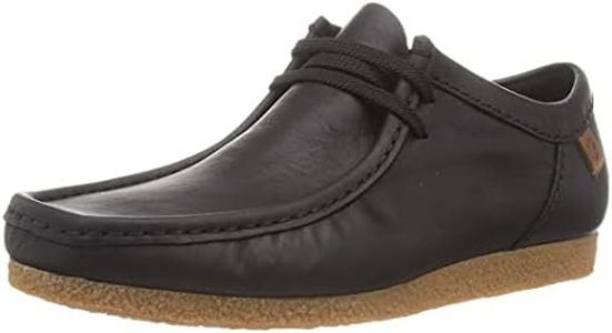 Clarks Homme Shacre II Run Tissu Oxford, Cuir Noir, 42 EU