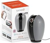 Time2 Olivia Indoor WiFi Security Camera - Smart Motion Tracking with 355° Rotation Pan/Tilt, Schedule Alert, Night Vision, 2 Way Talk - APP Control, Dual Bandwidth Connectivity, Cloud & Local Storage