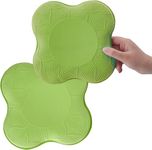 UDKI Yoga Knee Pads | Light Green | Set of 2 | Extra Thick Non-Slip Yoga Kneeling Support for Men & Women | Comfortable & Lightweight Cushion Pads for Knees, Hands, Wrists, and Elbows