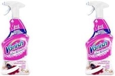 Vanish Oxi Action Carpet & Upholstery Stain Remover Spray, 500 ml (Pack of 2)