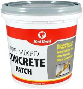 Red Devil 0644 Pre-Mixed Concrete Patch, 1 Quart, Pack of 1, Gray