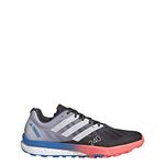 adidas Men's Terrex Speed Ultra Trail Running Shoe, Black/Crystal White/Turbo, 12