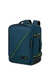 American Tourister Take2Cabin - Easyjet Cabin Bag 36 x 20 x 45 cm, 38.5 L, 0.70 kg, Hand Luggage, Airplane Backpack M Underseater, Blue (Harbor Blue)