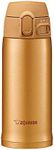 ZOJI Zojirushi SM-TA36DM Stainless Mug Steel Vacuum Insulated, 12-Ounce, Honey Gold